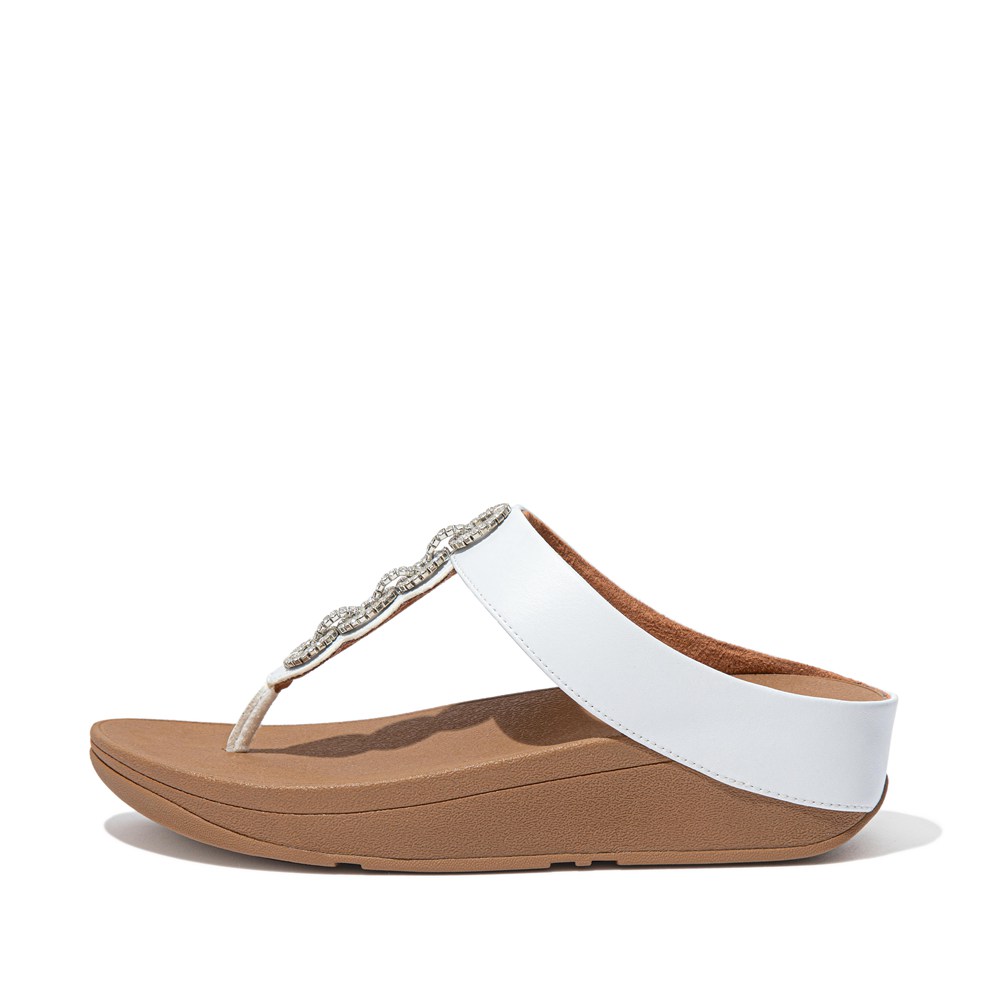Fitflop Philippines - Fitflop Womens Sandals White - Fitflop Fino ...