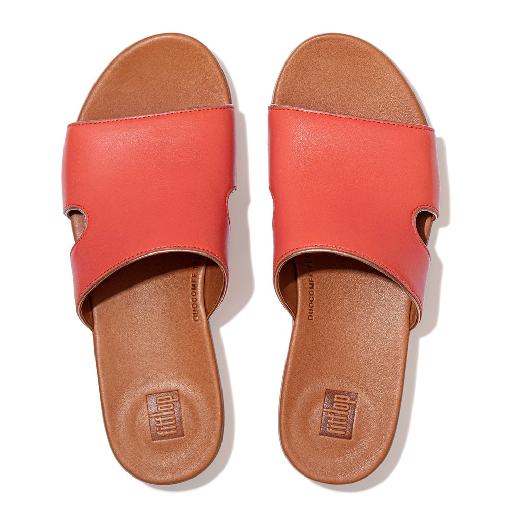 Fitflop Philippines - Fitflop Womens Slides Pink - Fitflop H-bar Pop ...